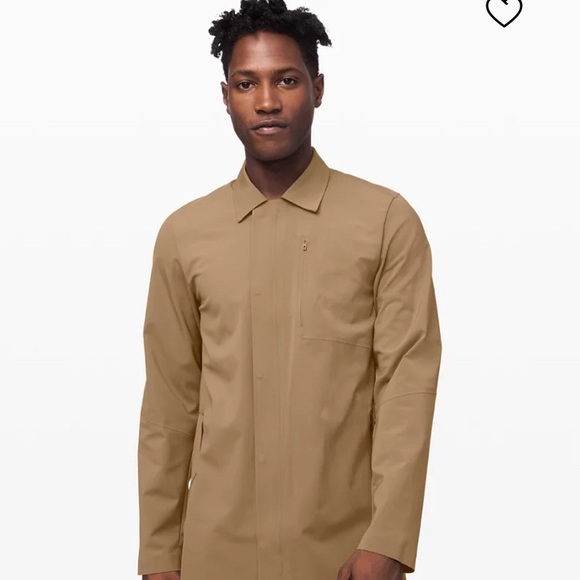 Lululemon Drivers Coat (Gently Used, Khaki/Tan, Size Medium) - Picture 3 of 8